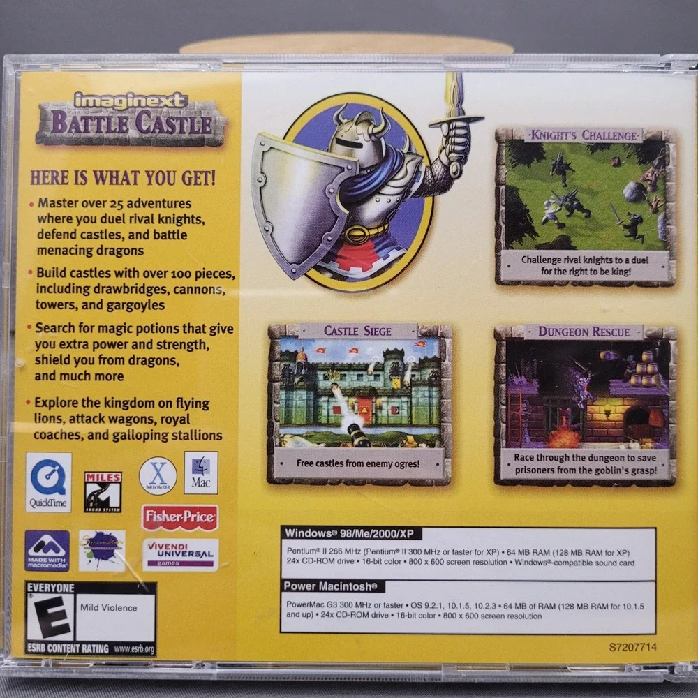 Imaginext Battle Castle by Fisher-Price (PC‎ CD-ROM, 2003)